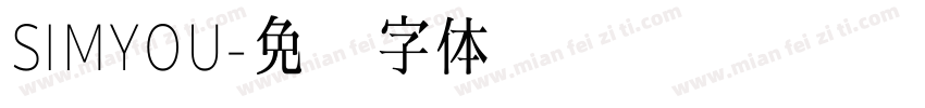 SIMYOU字体转换