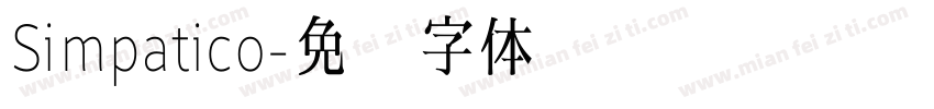 Simpatico字体转换