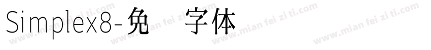 Simplex8字体转换