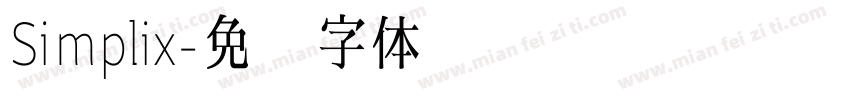 Simplix字体转换