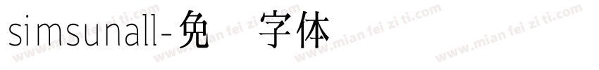 simsunall字体转换