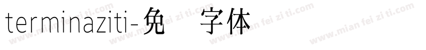 terminaziti字体转换