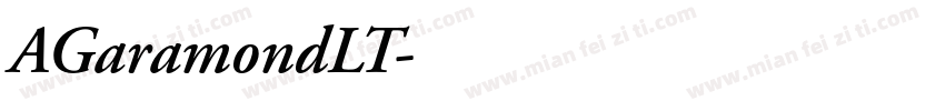 AGaramondLT字体转换