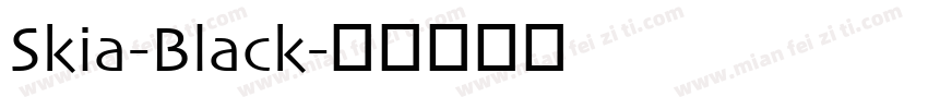 Skia-Black字体转换