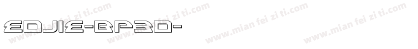 Edjie-BP3d字体转换