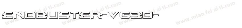 Endbuster-vg3D字体转换