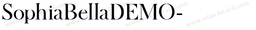 SophiaBellaDEMO字体转换