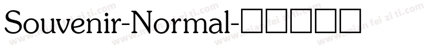 Souvenir-Normal字体转换