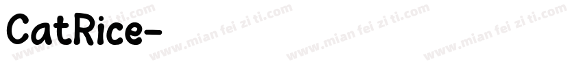 CatRice字体转换