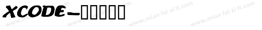 xcode字体转换