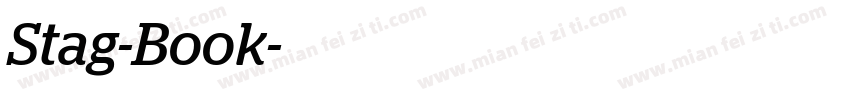 Stag-Book字体转换