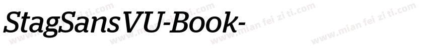 StagSansVU-Book字体转换