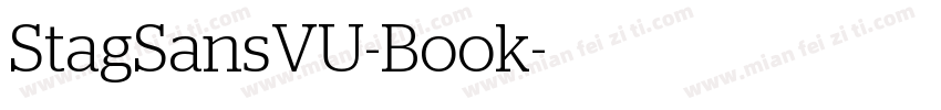 StagSansVU-Book字体转换