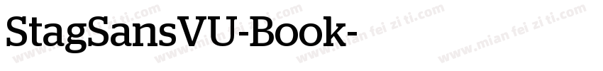 StagSansVU-Book字体转换