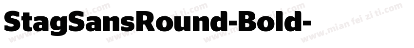 StagSansRound-Bold字体转换