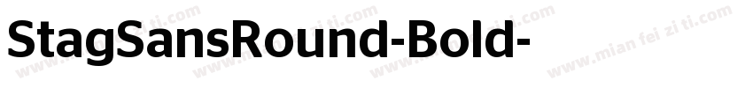 StagSansRound-Bold字体转换