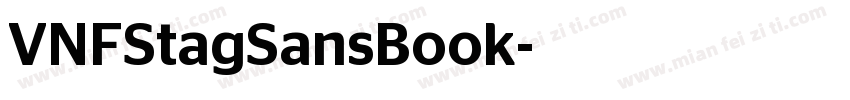VNFStagSansBook字体转换
