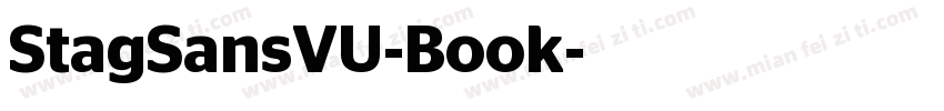 StagSansVU-Book字体转换