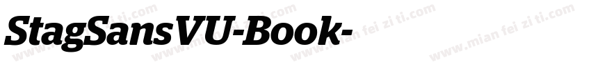 StagSansVU-Book字体转换