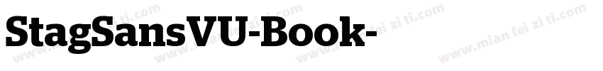 StagSansVU-Book字体转换