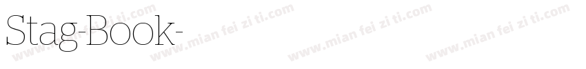 Stag-Book字体转换