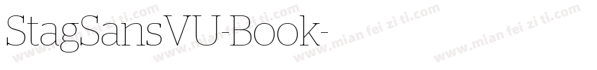 StagSansVU-Book字体转换