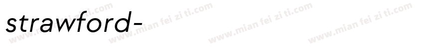 strawford字体转换