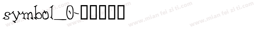 symbol_0字体转换