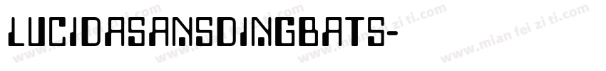 lucidasansdingbats字体转换