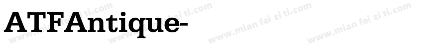 ATFAntique字体转换