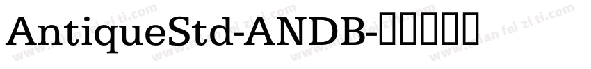 AntiqueStd-ANDB字体转换