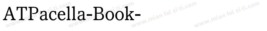 ATPacella-Book字体转换