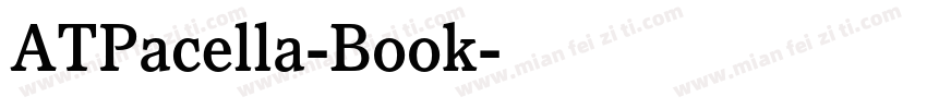 ATPacella-Book字体转换