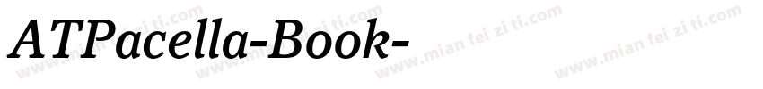 ATPacella-Book字体转换