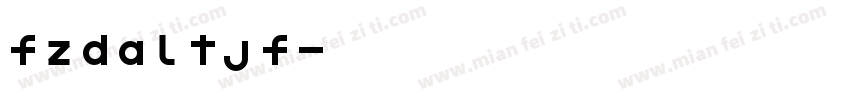 fzdaltjf字体转换