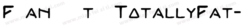 FranxurterTotallyFat字体转换