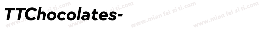 TTChocolates字体转换