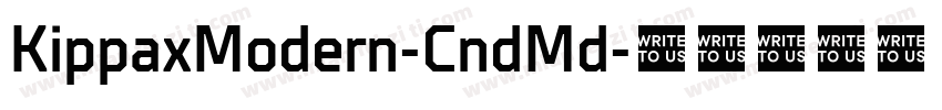 KippaxModern-CndMd字体转换