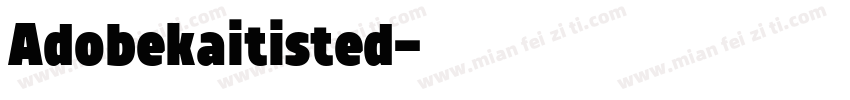 Adobekaitisted字体转换