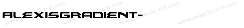 AlexisGradient字体转换