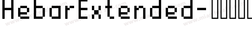 HebarExtended字体转换