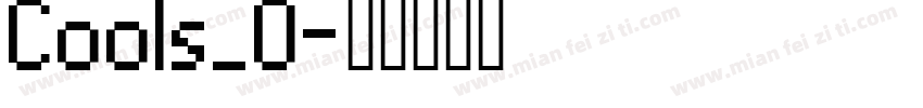 Cools_0字体转换