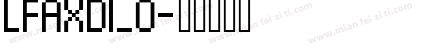 LFAXDI_0字体转换