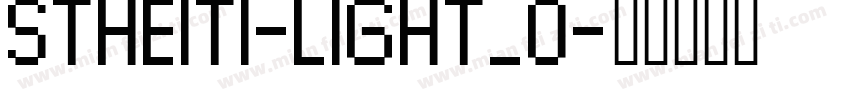 STHEITI-LIGHT_0字体转换