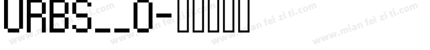 URBS__0字体转换