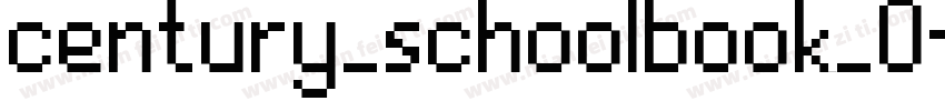 century_schoolbook_0字体转换