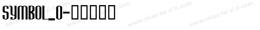 symbol_0字体转换