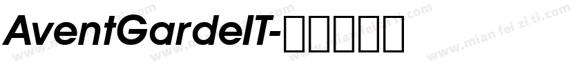 AventGardeIT字体转换