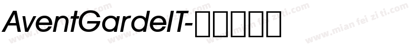 AventGardeIT字体转换