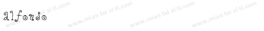 alfonso字体转换